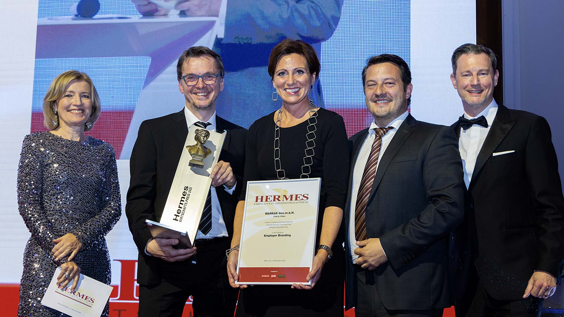 DEBA Employer Branding Hermes.Wirtschaft.Preis 2022