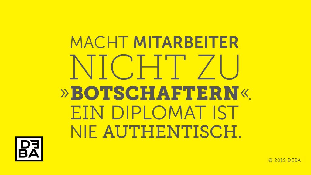 DEBA Deutsche Employer Branding GmbH, Aphorismus 02